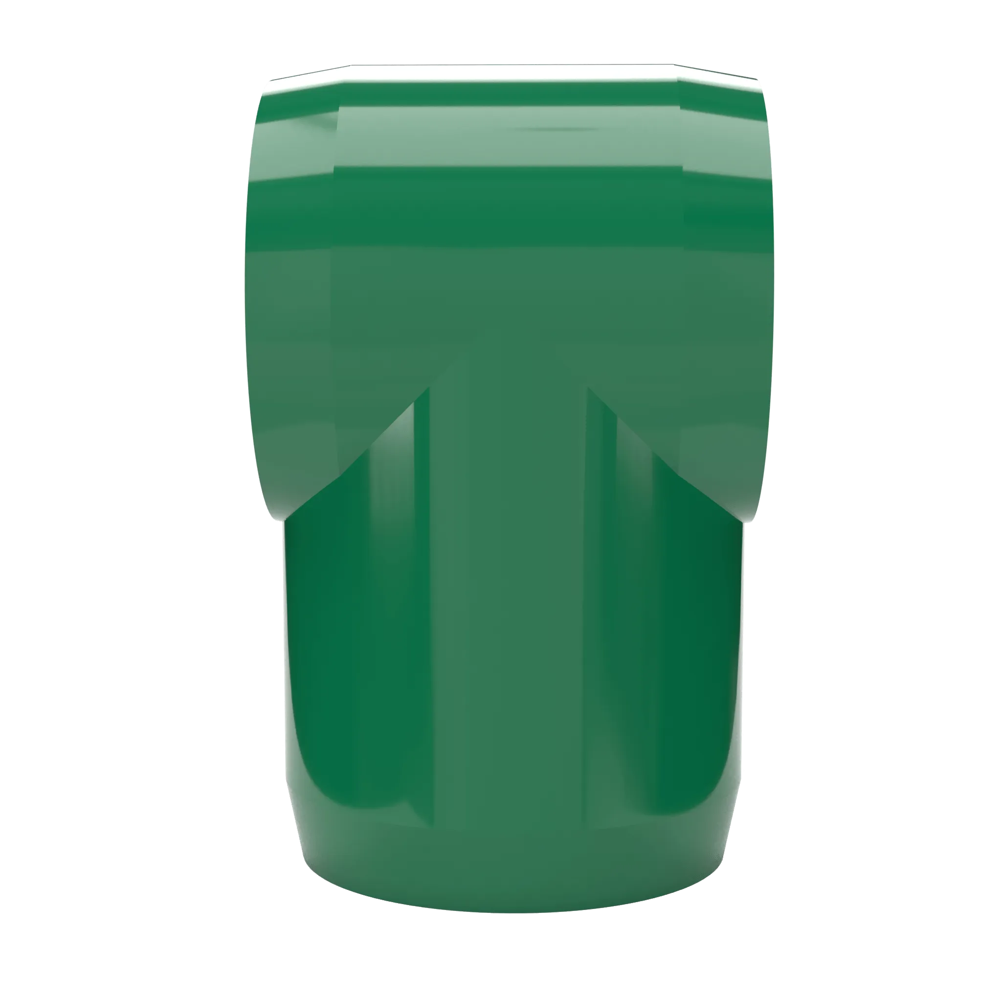 1-1/4 in. Slip Sling PVC Tee, Furniture Grade - Green