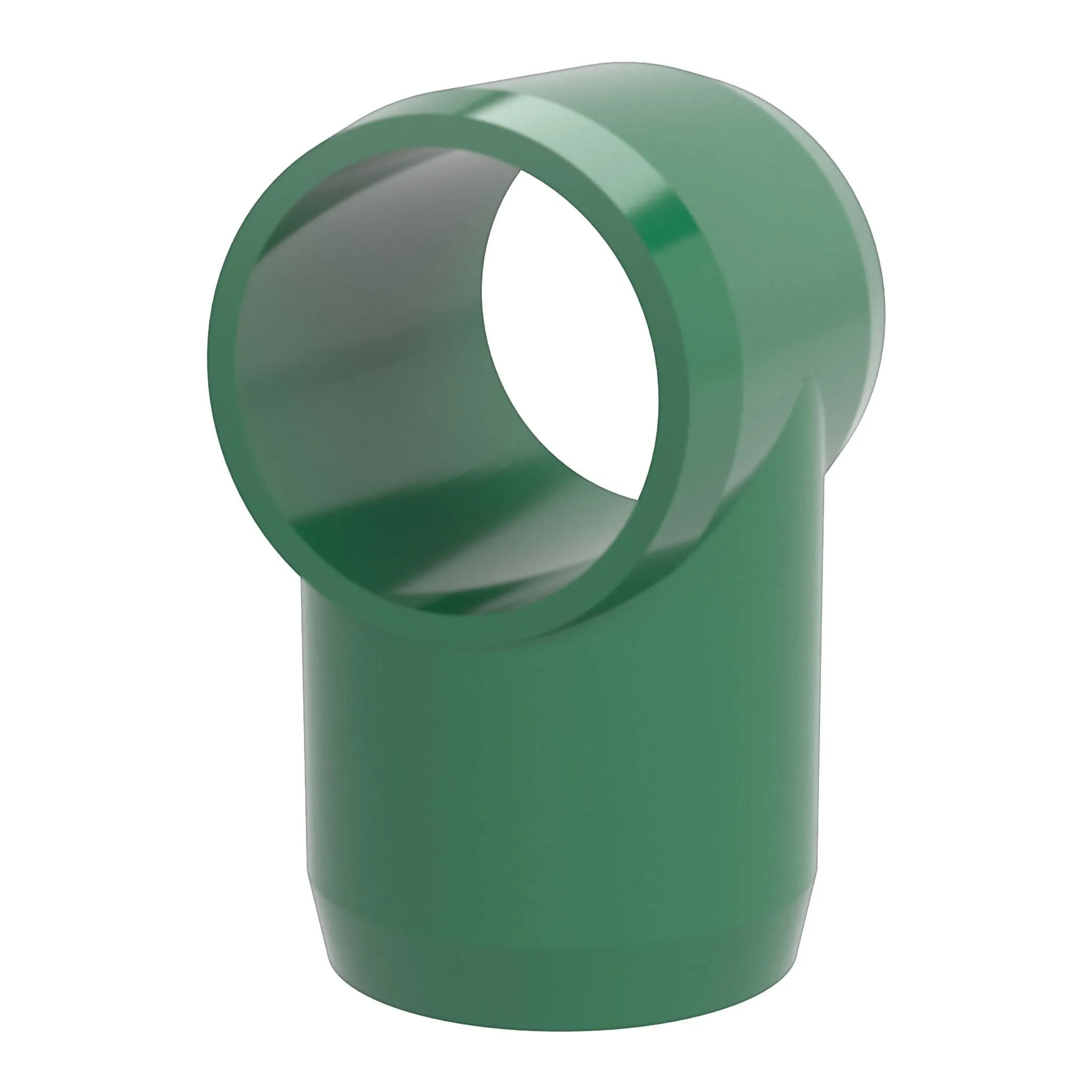 1-1/4 in. Slip Sling PVC Tee, Furniture Grade - Green