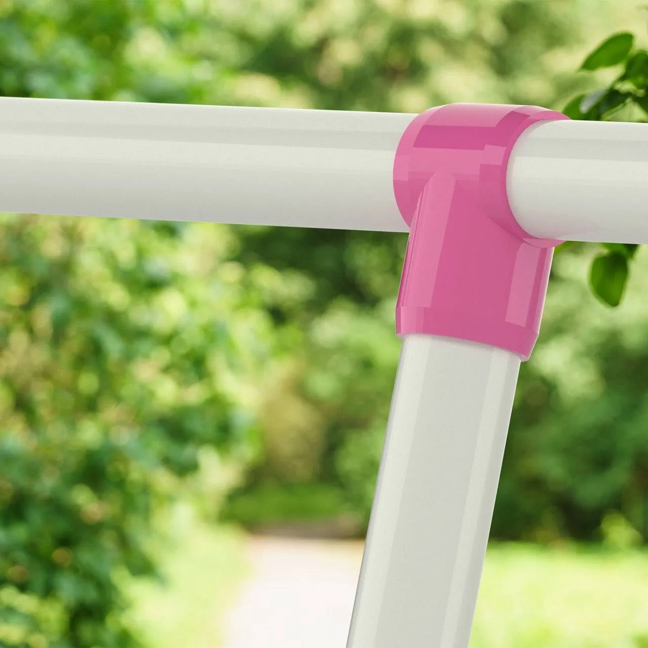 1/2 in. Slip Sling PVC Tee, Furniture Grade - Pink