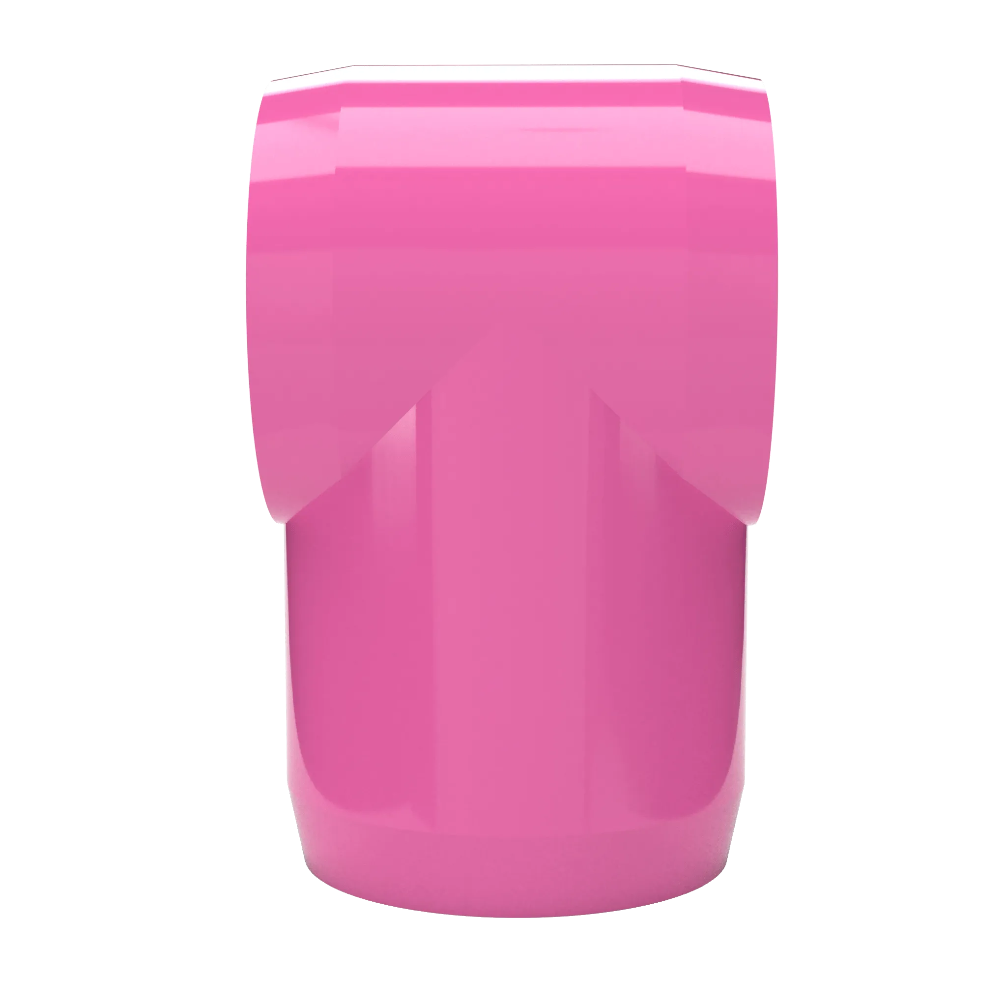 1/2 in. Slip Sling PVC Tee, Furniture Grade - Pink