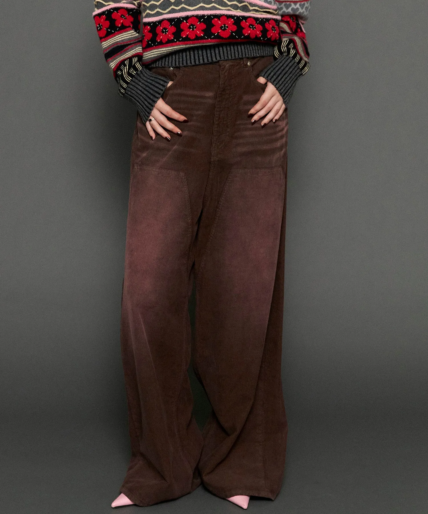 【24WINTER PRE-ORDER】Corduroy Baggy Pants