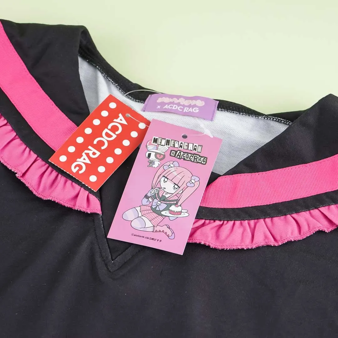 ACDC RAG Yami Kawaii Punk Menhera-chan Sailor Tee - Black