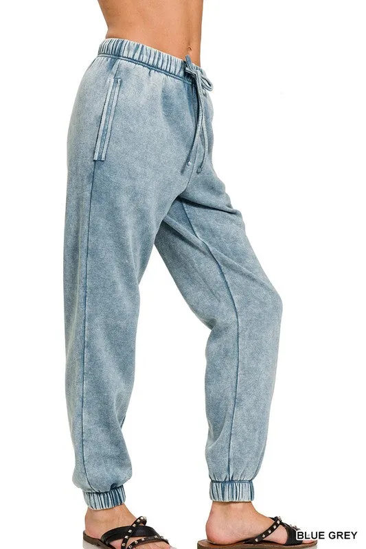 Acid Wash Joggers