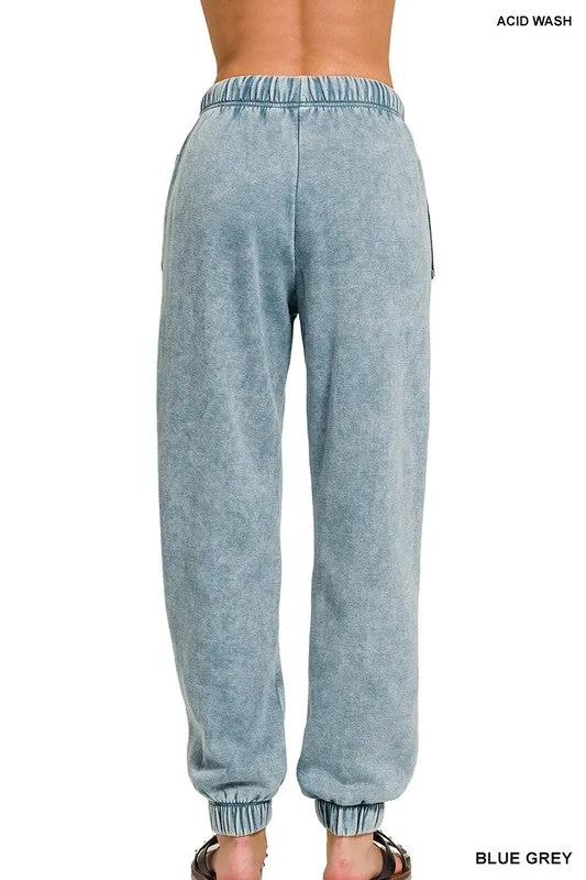 Acid Wash Joggers