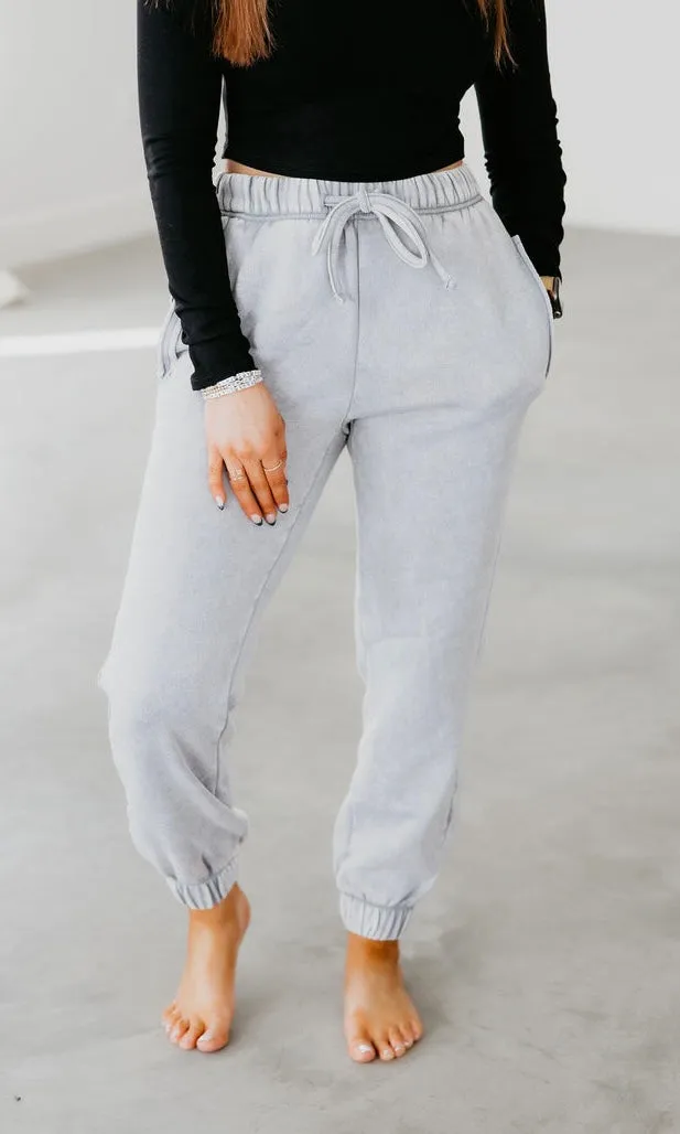 Acid Wash Joggers