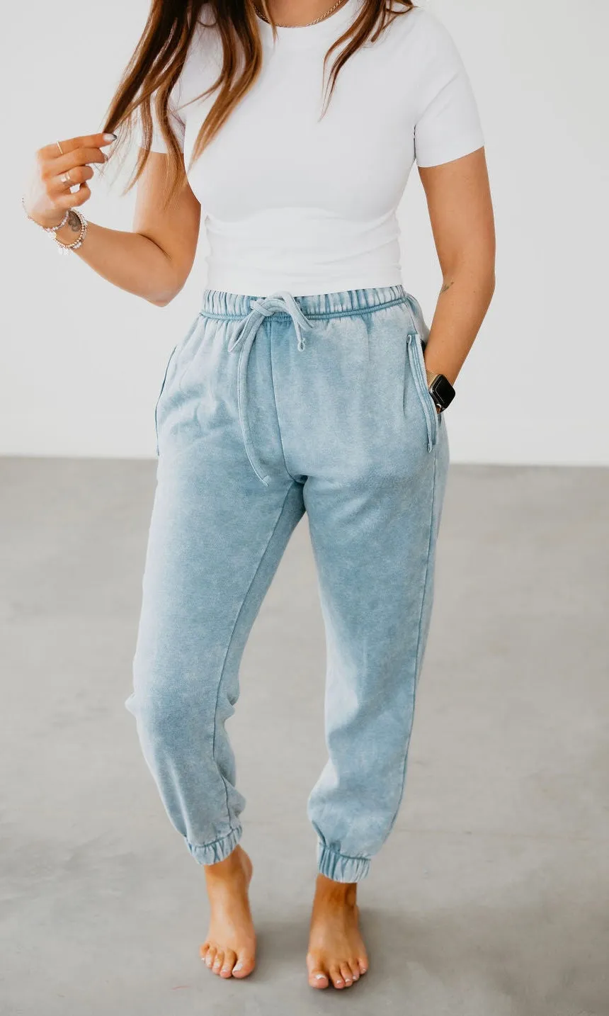 Acid Wash Joggers