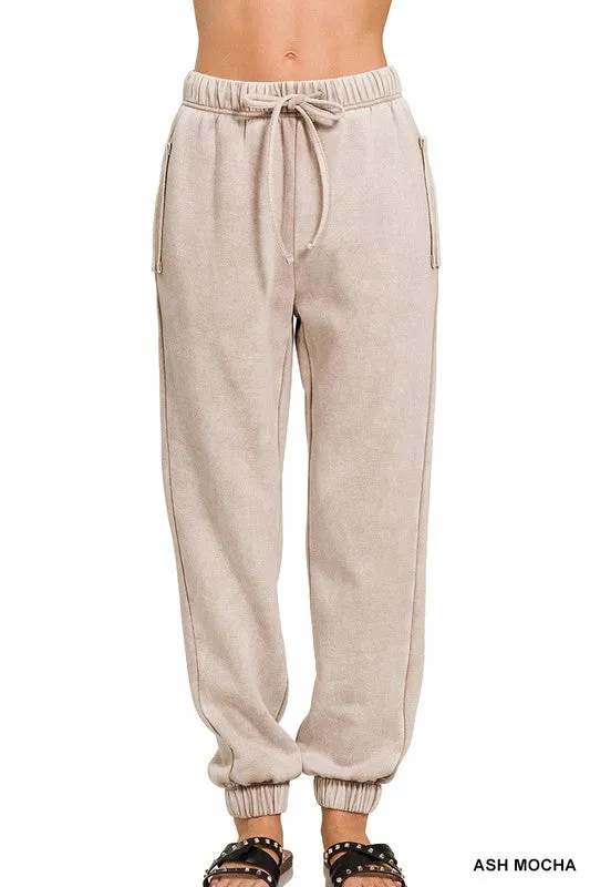 Acid Wash Joggers