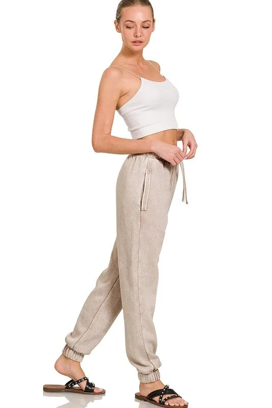 Acid Wash Joggers