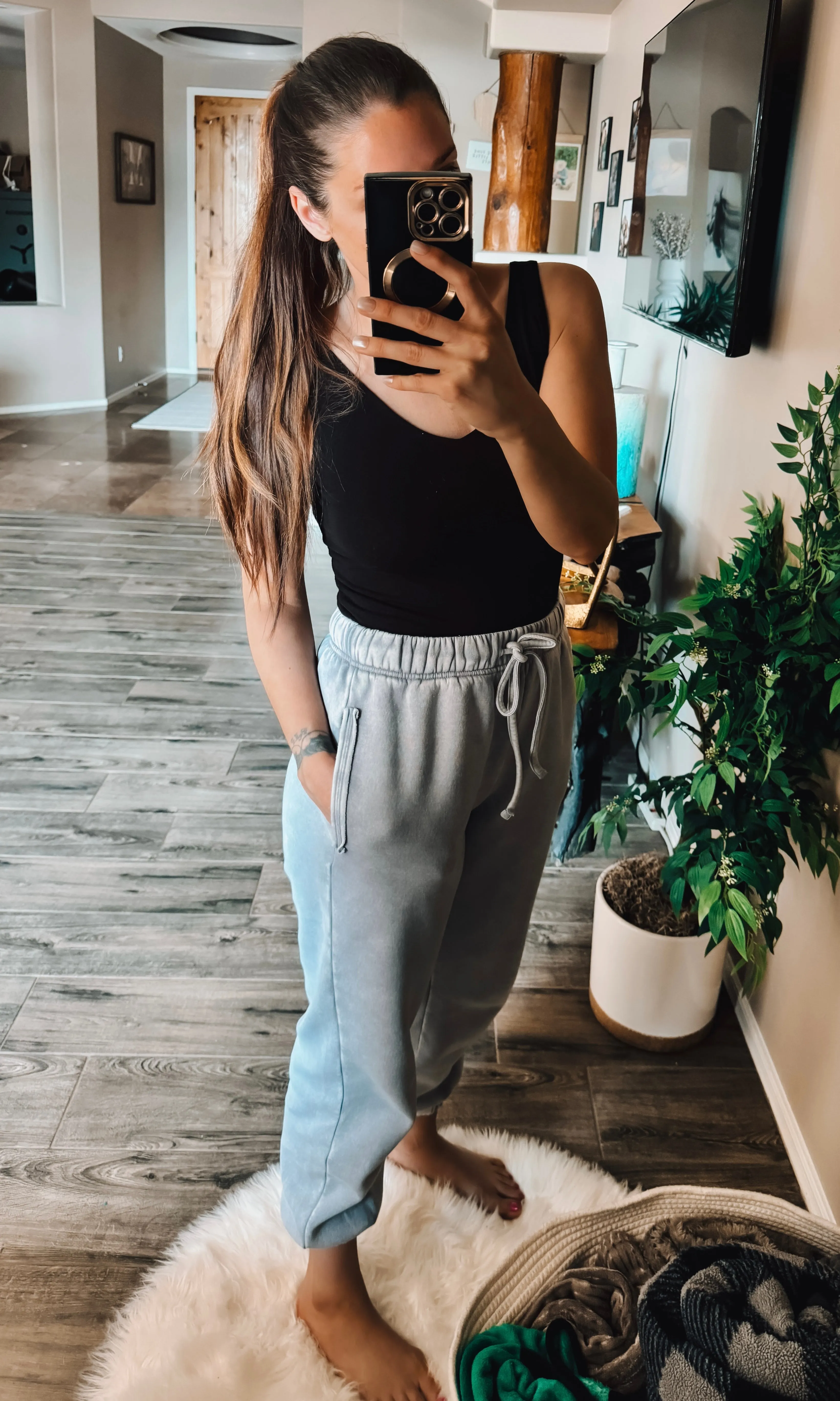 Acid Wash Joggers