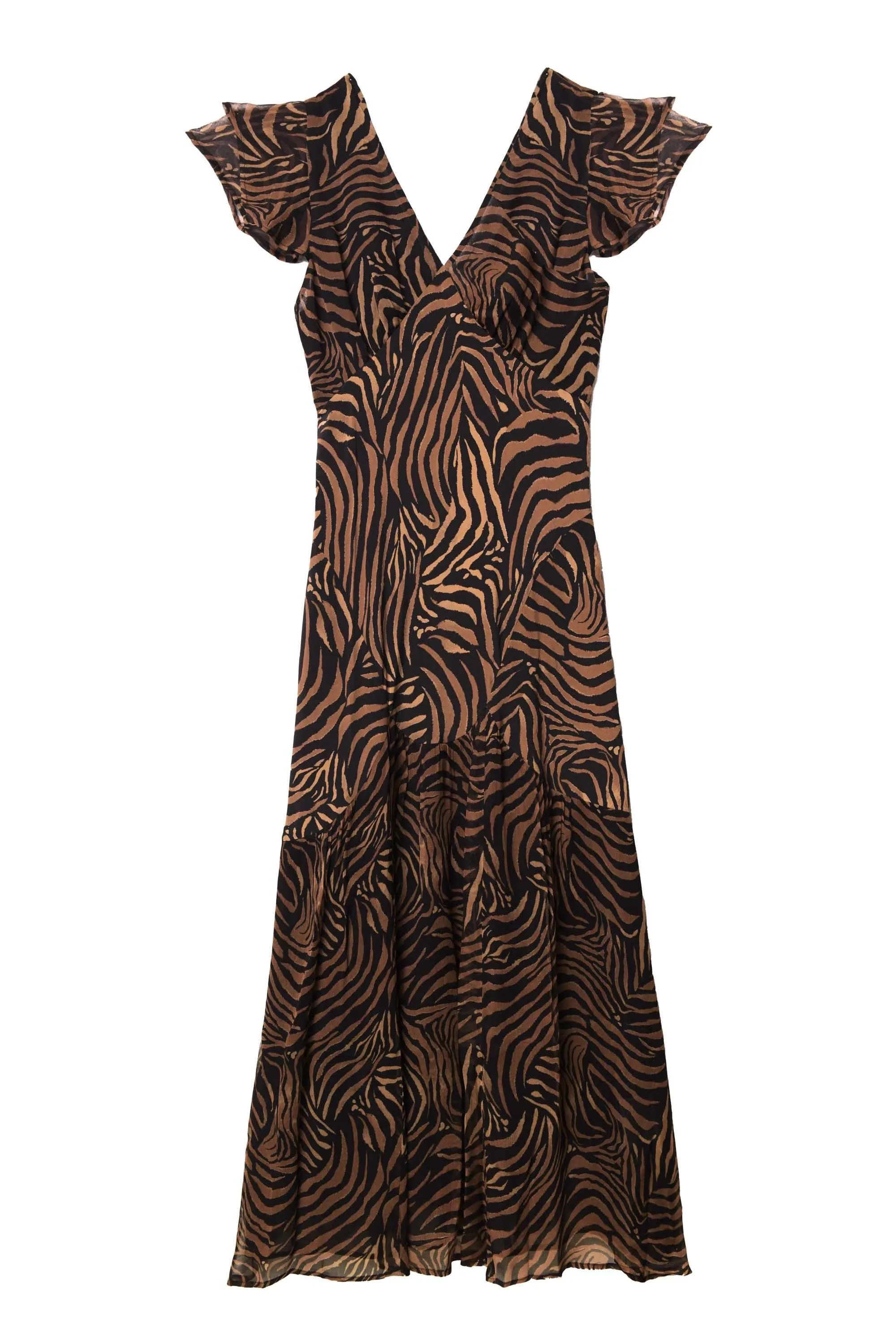 Cinzia - Tiger Patchwork Black