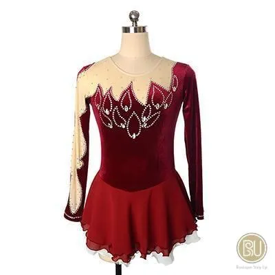 Figure Skating Dress  Avail. in 9 Colours Style SU180902