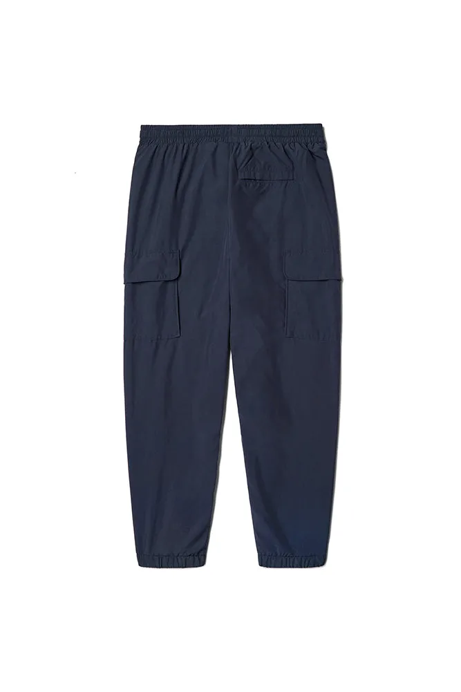 Fila Peacoat Bicolor Track Pants With Contrast Sides And Cargo Pockets