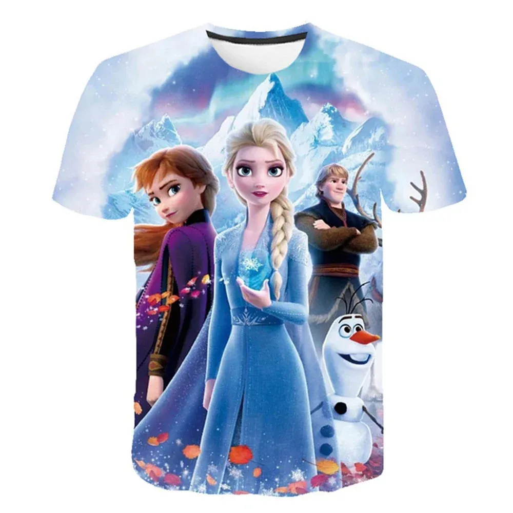 Girls Cosplay Cartoon Costume Minnie Mouse Dress Kids Summer Short Sleeve Princess Dress Up Children Birthday Party 3D Clothing