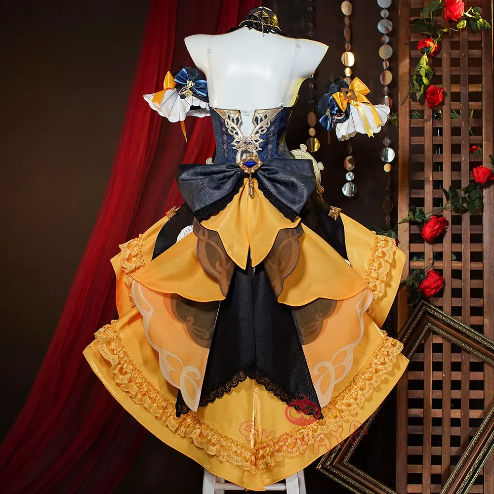 Gvavaya Game Cosplay Genshin Impact Fontaine Navia Cosplay Costume Navia Cosplay A