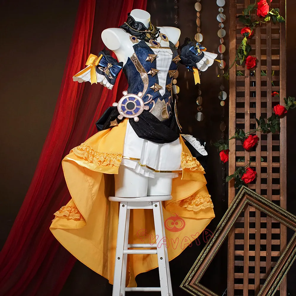 Gvavaya Game Cosplay Genshin Impact Fontaine Navia Cosplay Costume Navia Cosplay A
