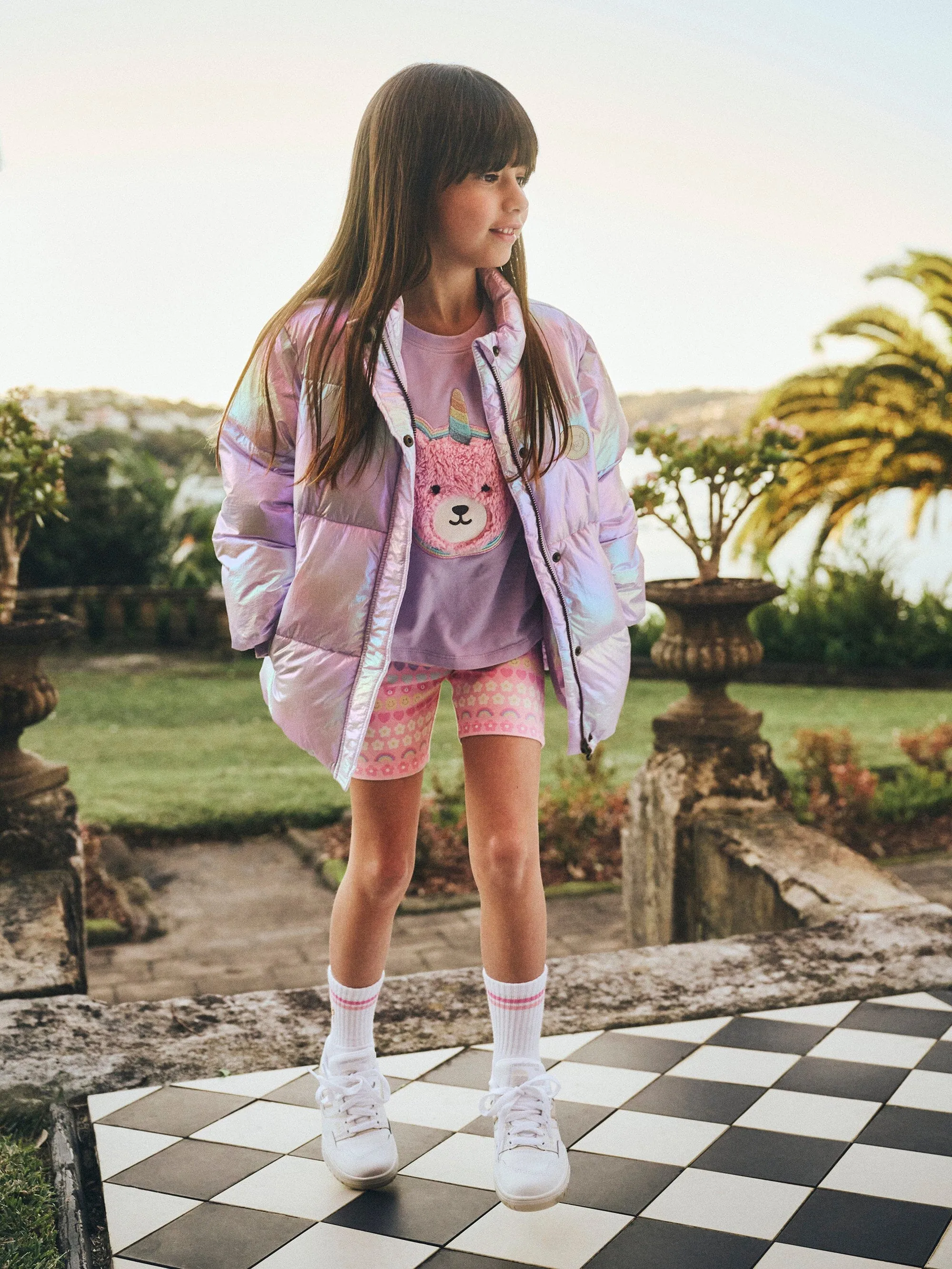 Huxbaby - Sparkles Puffer Jacket - HB4151W25
