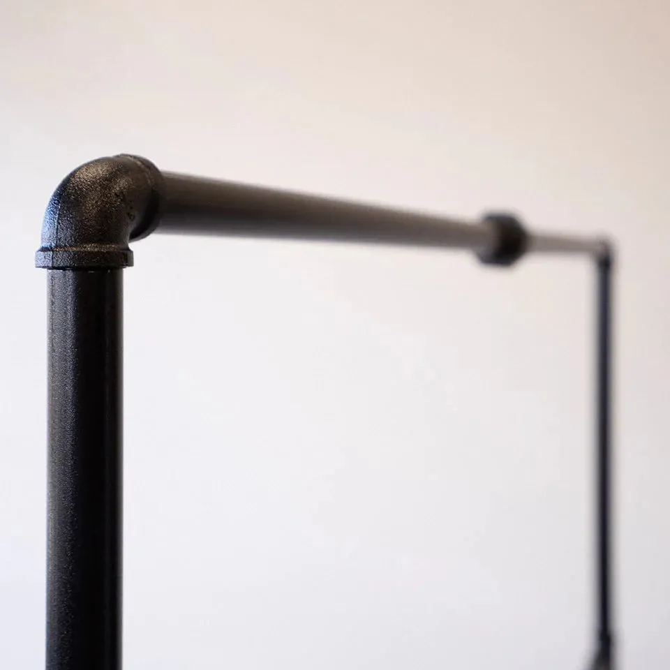 Industrial Pipe Clothing Rack 166(L)X148CM(H)