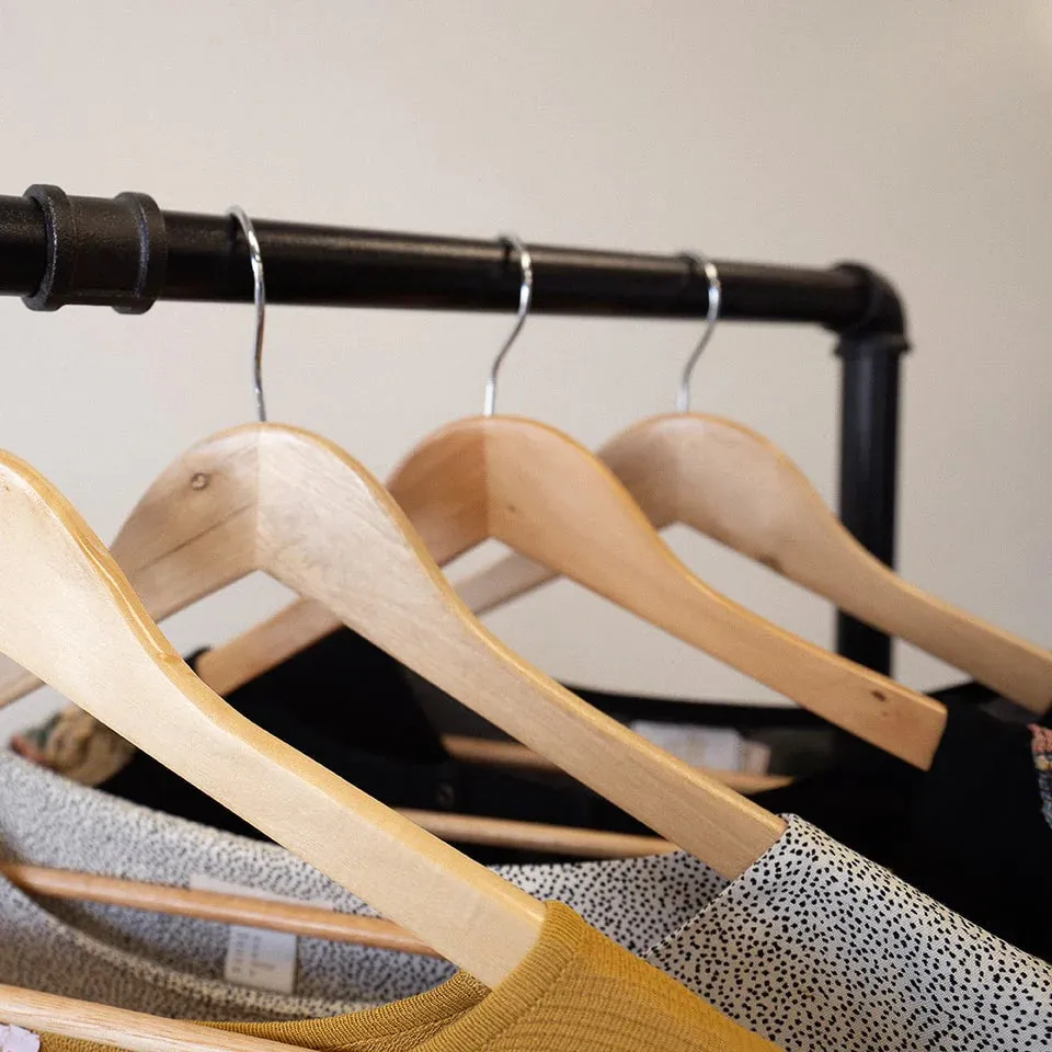 Industrial Pipe Clothing Rack 166(L)X148CM(H)