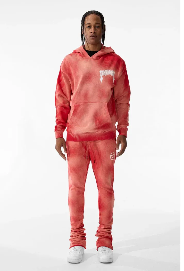 JORDAN CRAIG AFTERLIFE PULLOVER HOODIE (RED)