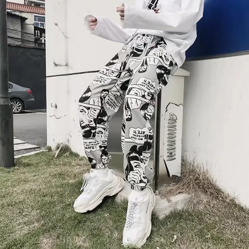 Men's Casual Printed Joggers