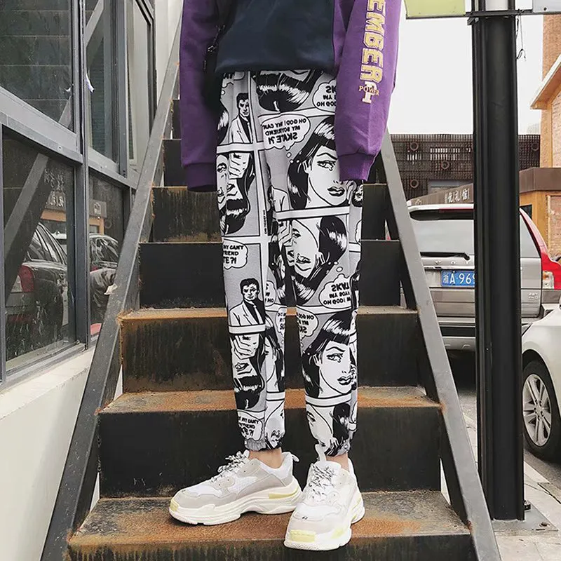 Men's Casual Printed Joggers