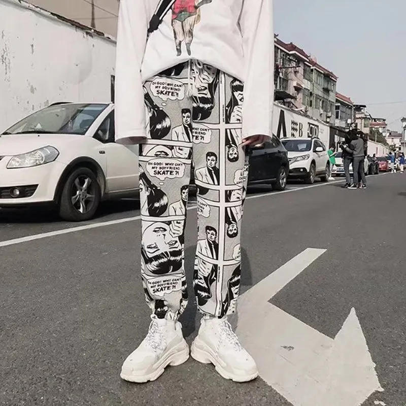 Men's Casual Printed Joggers