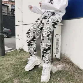 Men's Casual Printed Joggers