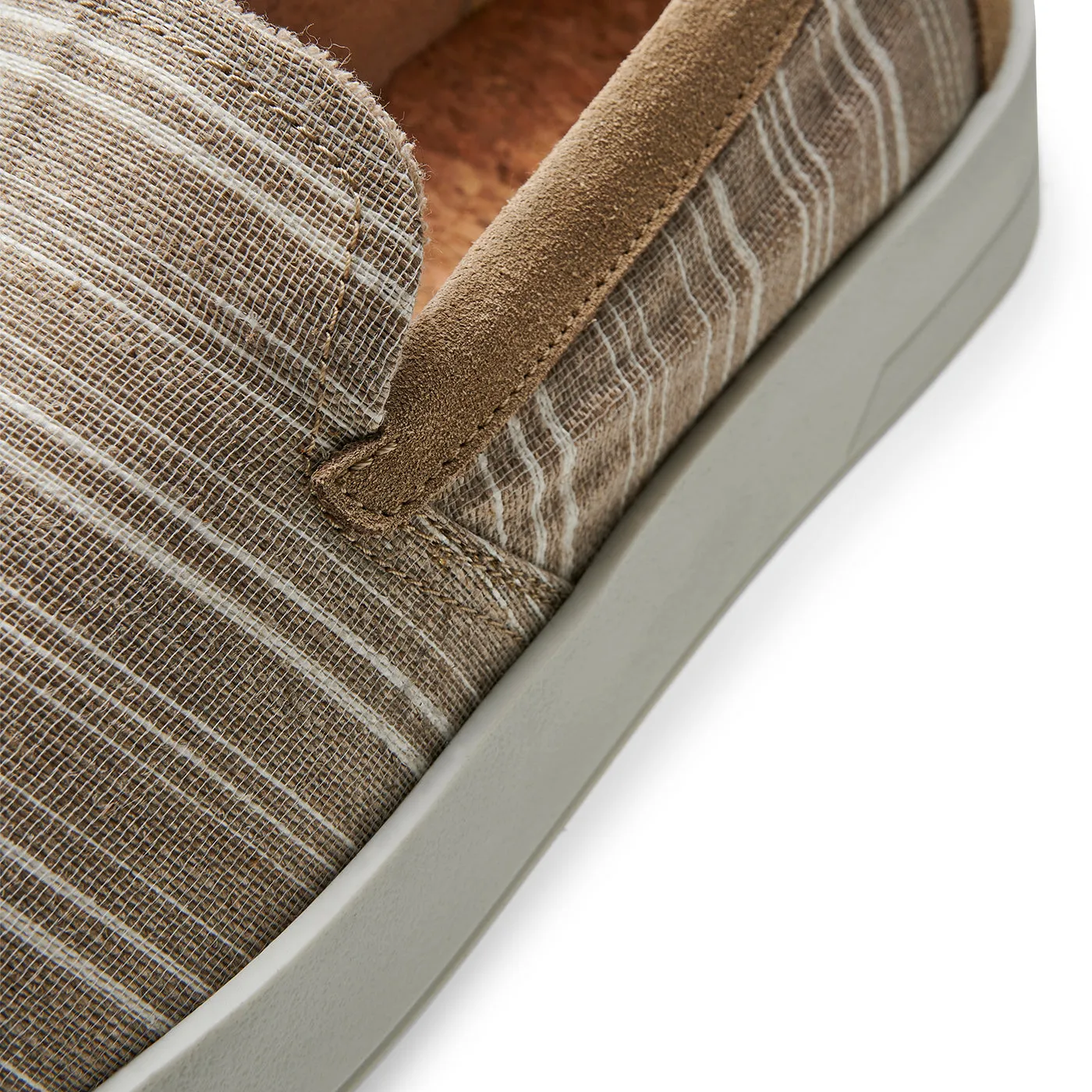 Noah slip-on textile - SAND STRIPE