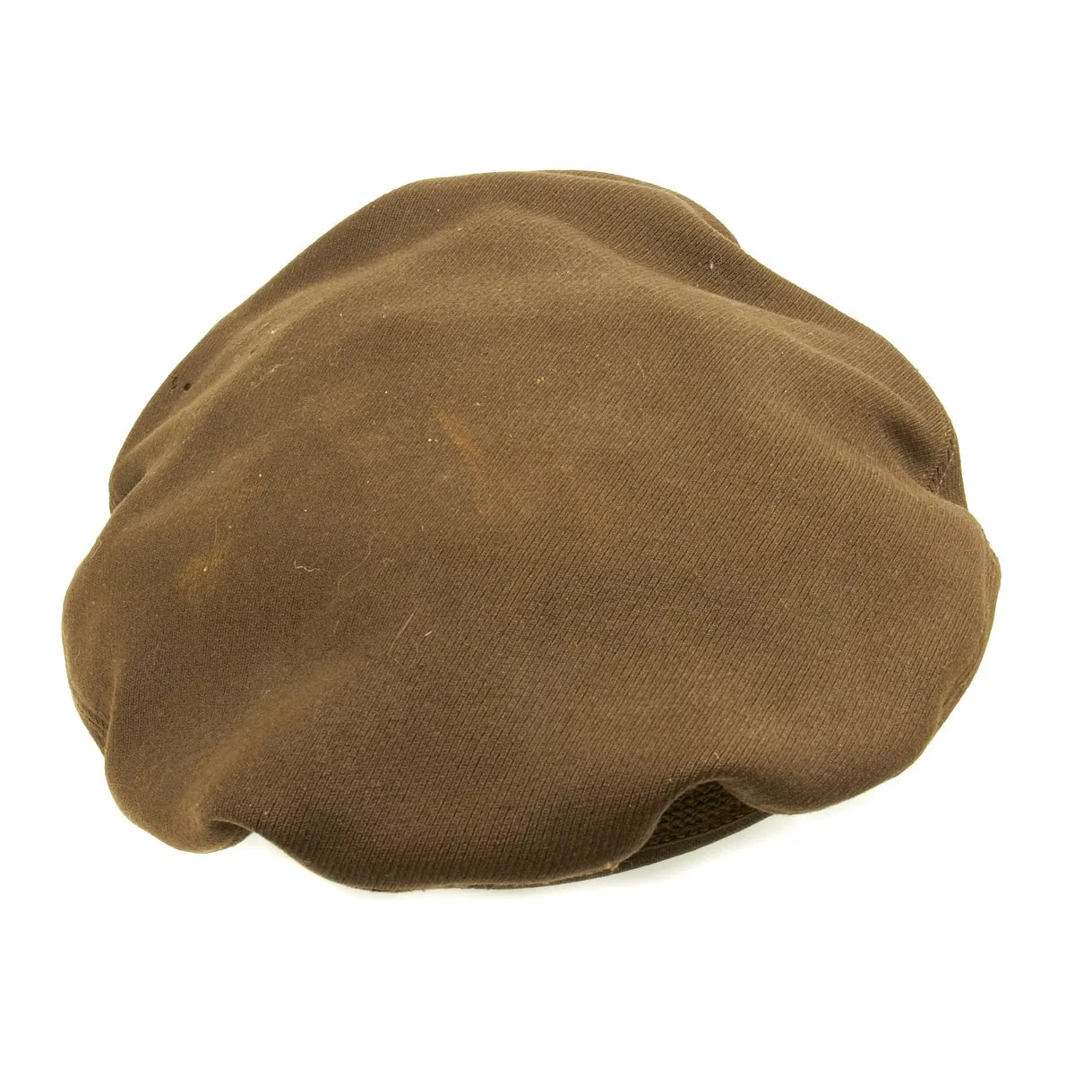 Original U.S. WWII USAAF Named Officer OD Green Crush Cap by Bancroft