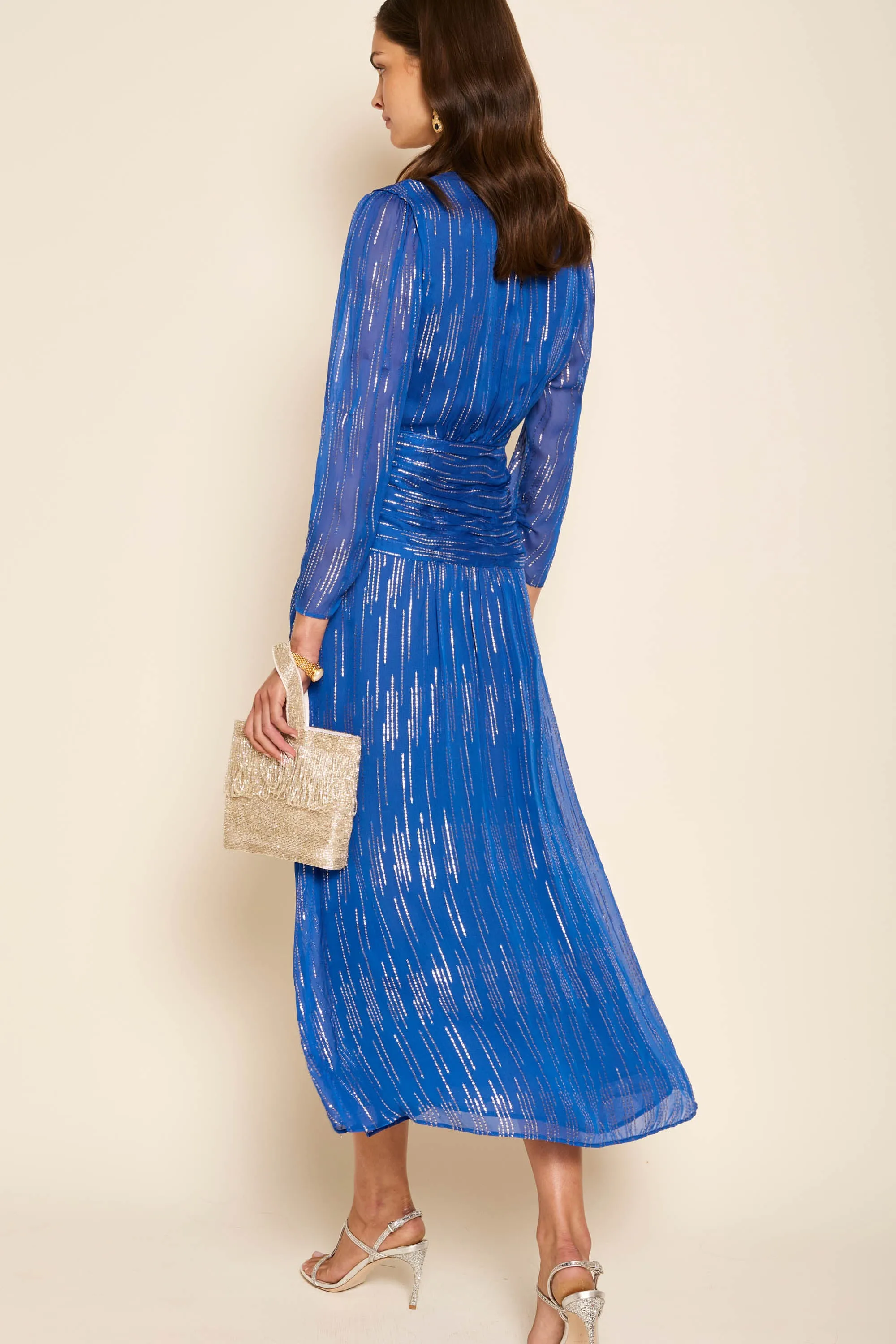 racquel - raindrop jacquard cobalt