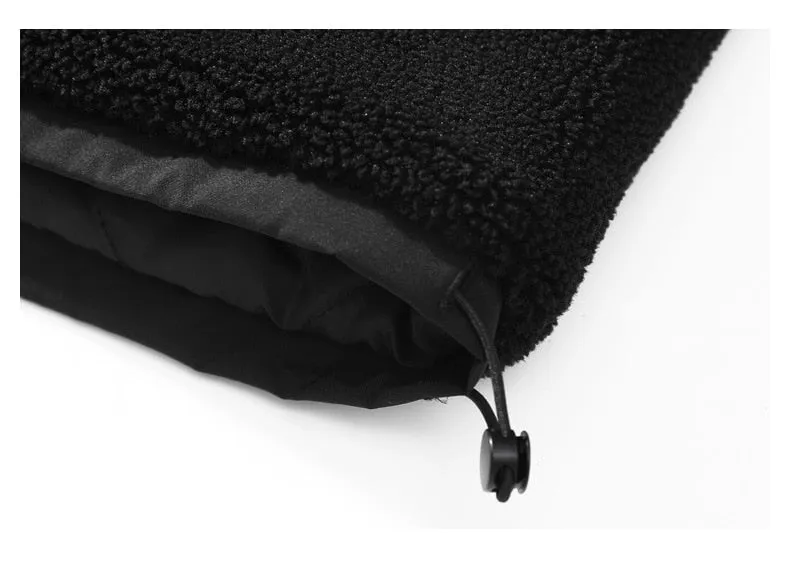Sensir Autumn Winter Men's  jacket Lamb Fleece Plush Oversize Loose Couple