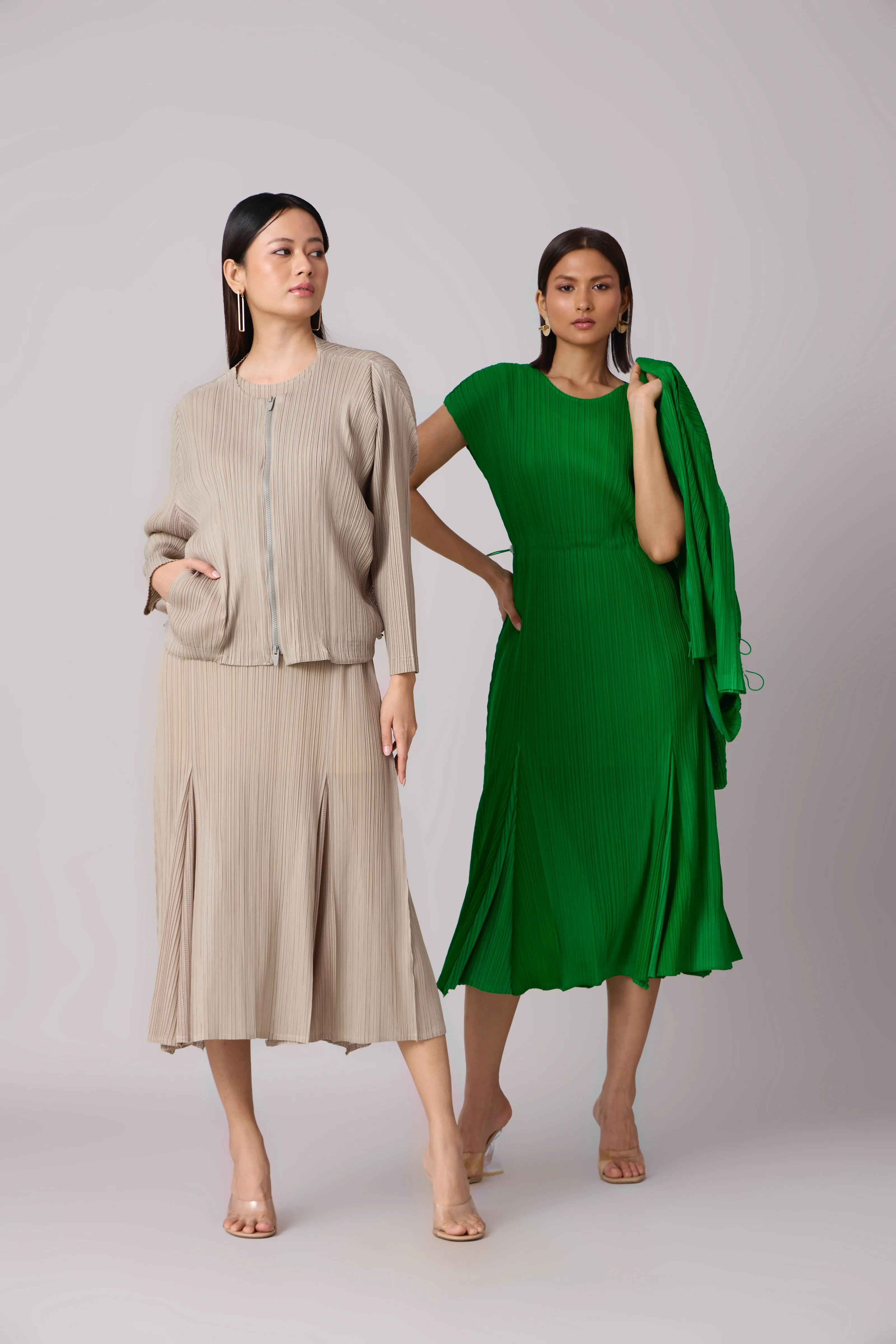 Seraphina 2pcs Dress - Green