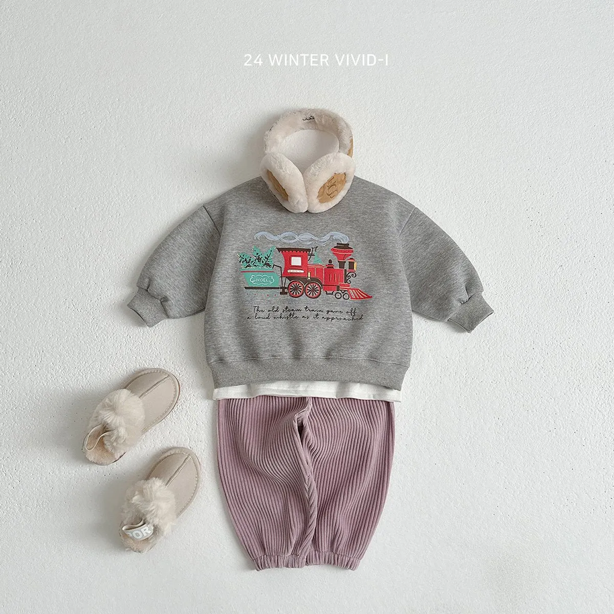 VIVID KIDS WINTER Corduroy Veloa Jogger Pants**PREORDER