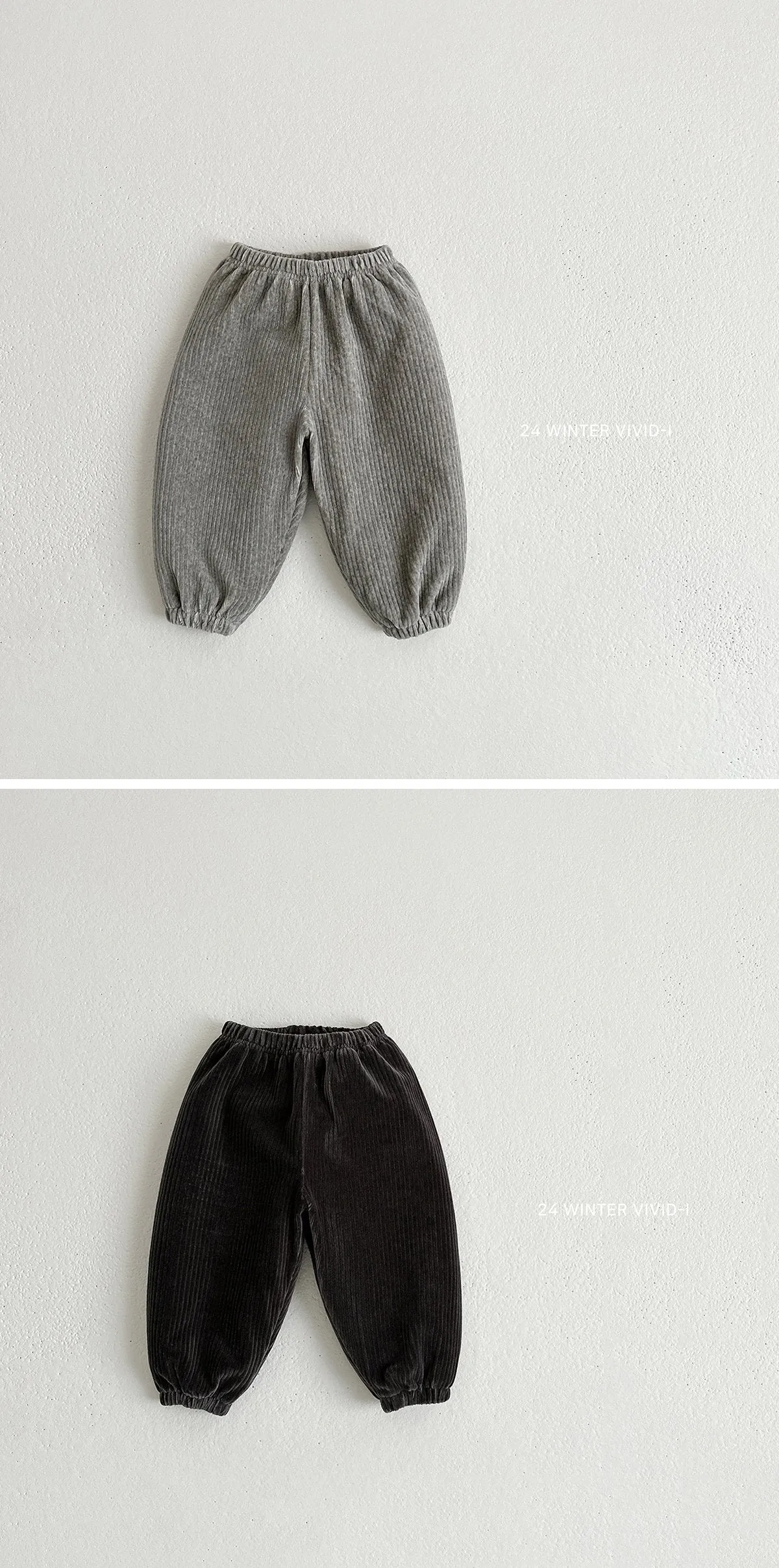 VIVID KIDS WINTER Corduroy Veloa Jogger Pants**PREORDER