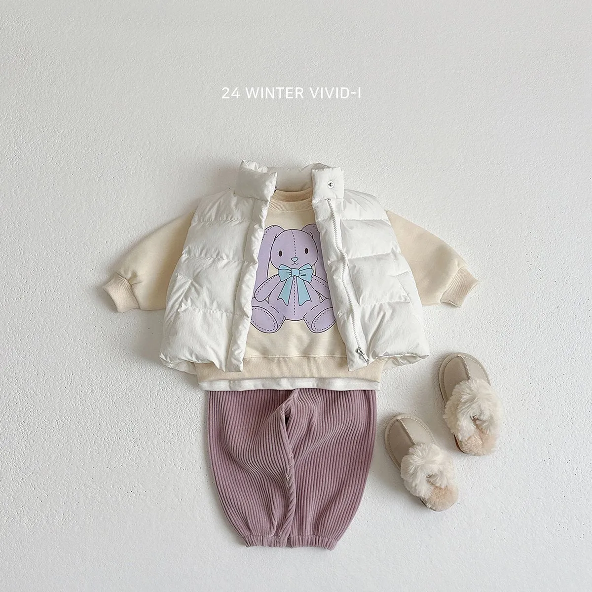 VIVID KIDS WINTER Corduroy Veloa Jogger Pants**PREORDER