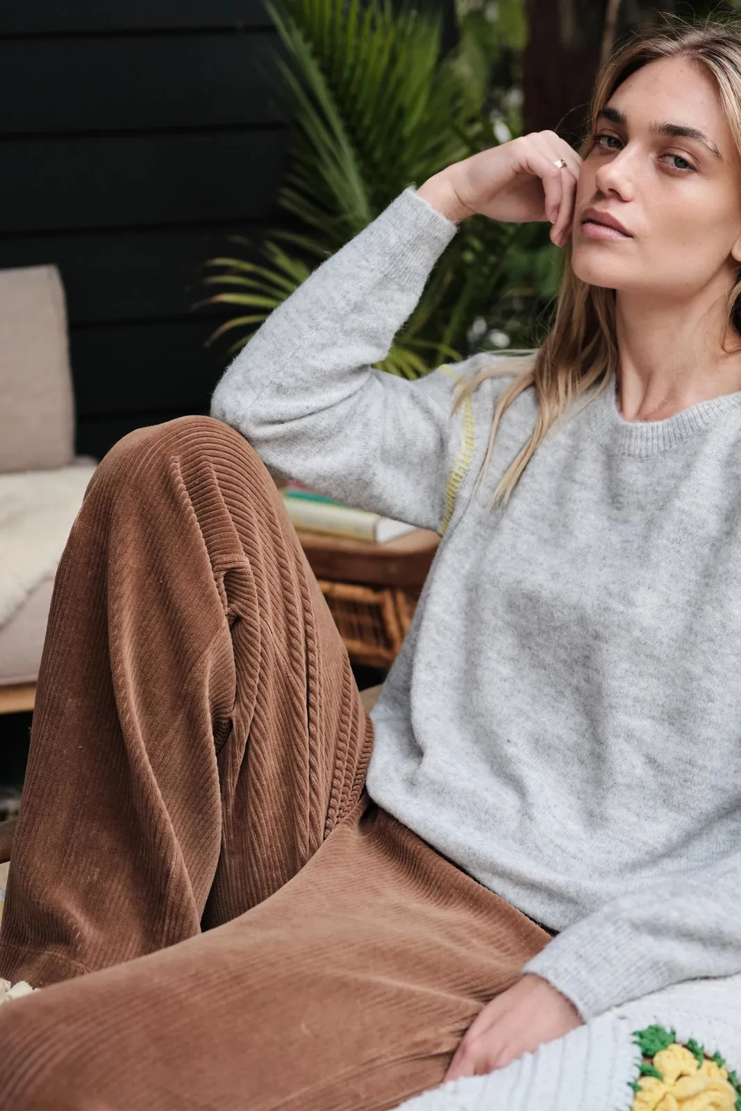 Wide Leg Pant, Hazel